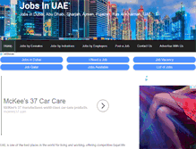 Tablet Screenshot of getuaejobs.com